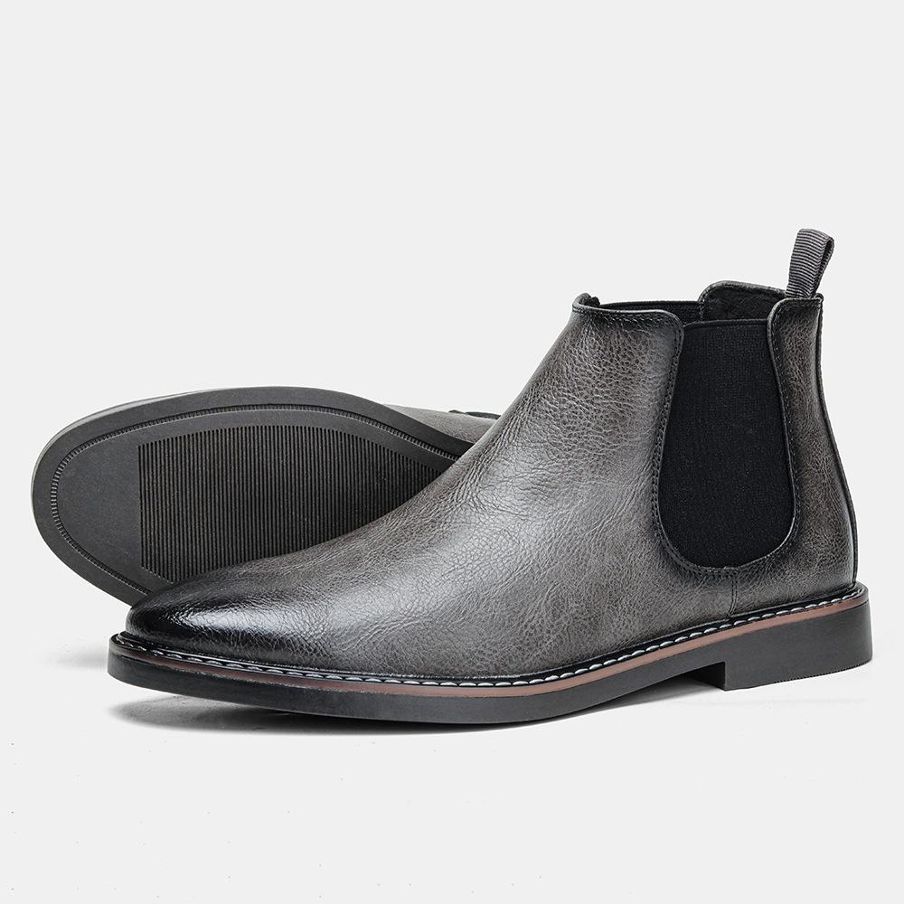 Men's British Vintage Chelsea Ankle Boots