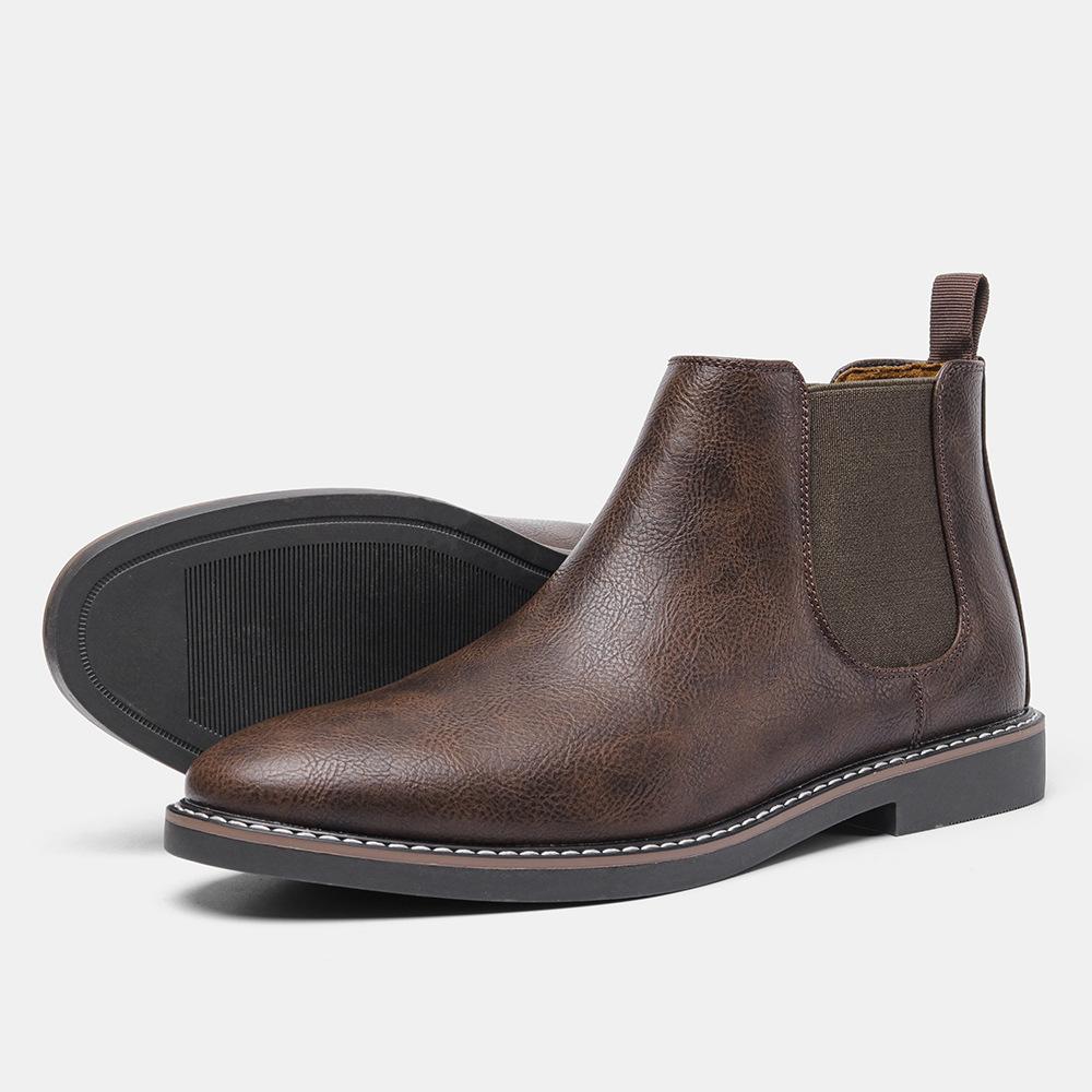 Men's British Vintage Chelsea Ankle Boots