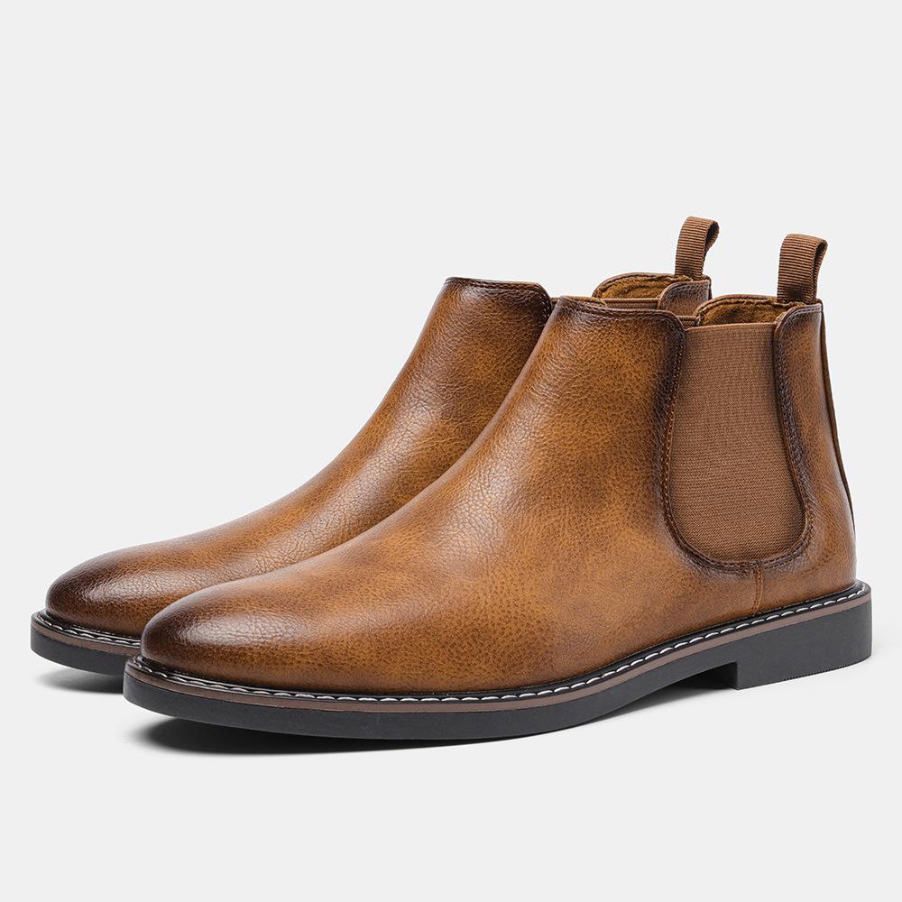 Men's British Vintage Chelsea Ankle Boots