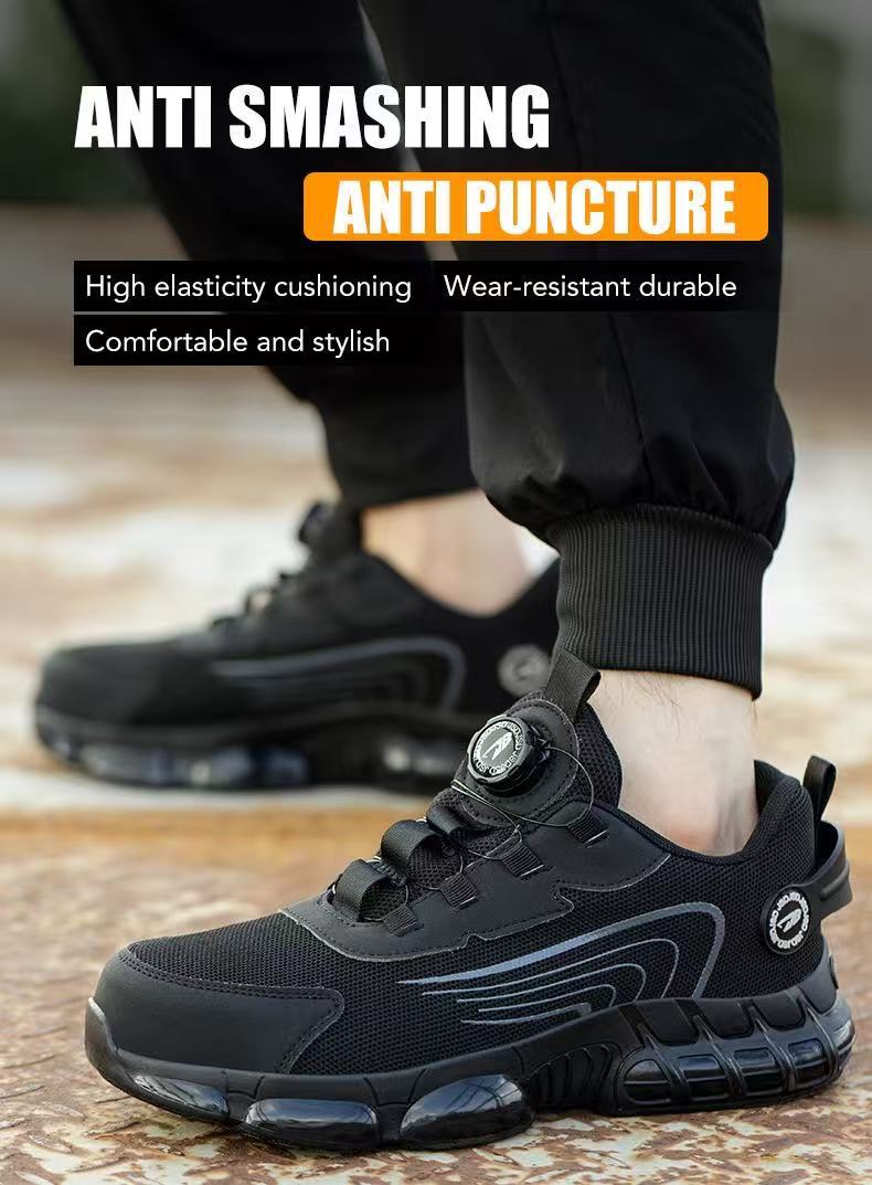 Lace Up Low Top Anti Piercing & Anti Smashing Safety Shoes