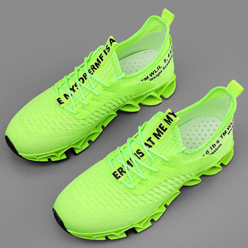 Men's Letter Design Fall Running Durable Athletic Shoes