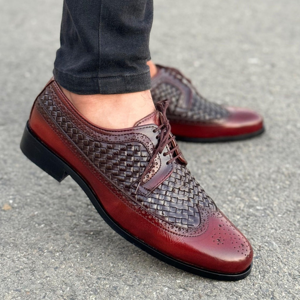 The Cedar Maroon Shoes - 2564