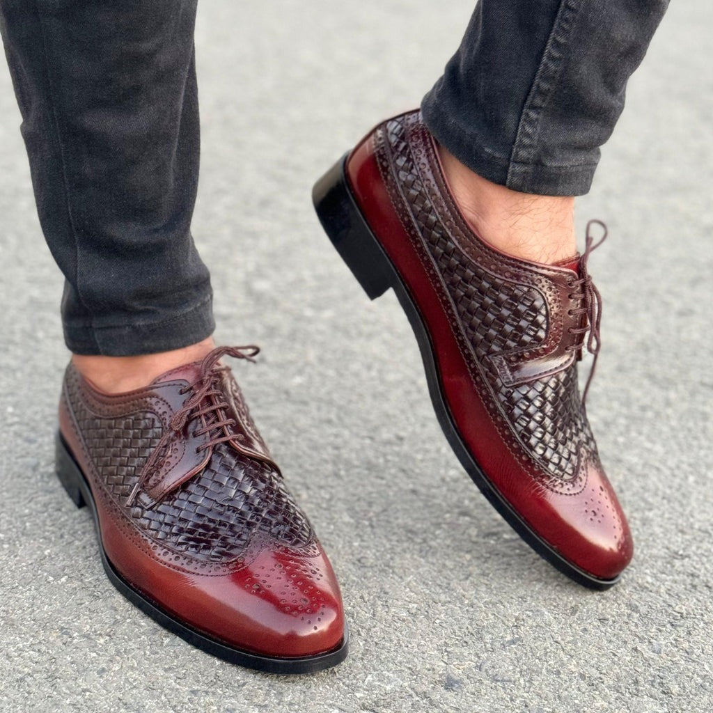 The Cedar Maroon Shoes - 2564