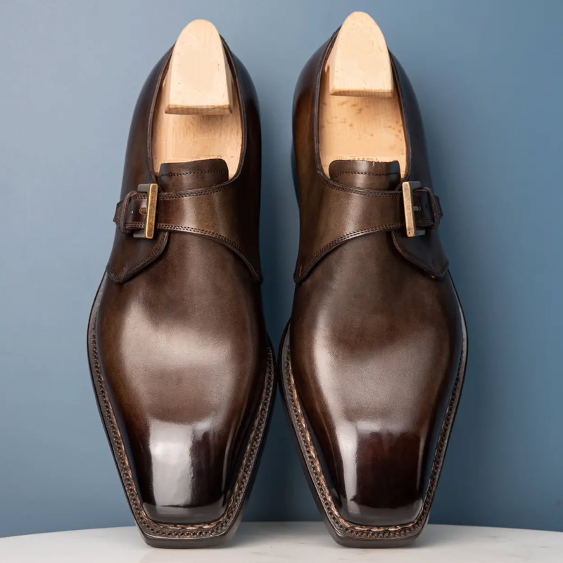 Handmade Classic Luxury Formal Monk Shoes