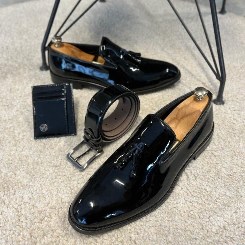 Aichashi New Black Loafers