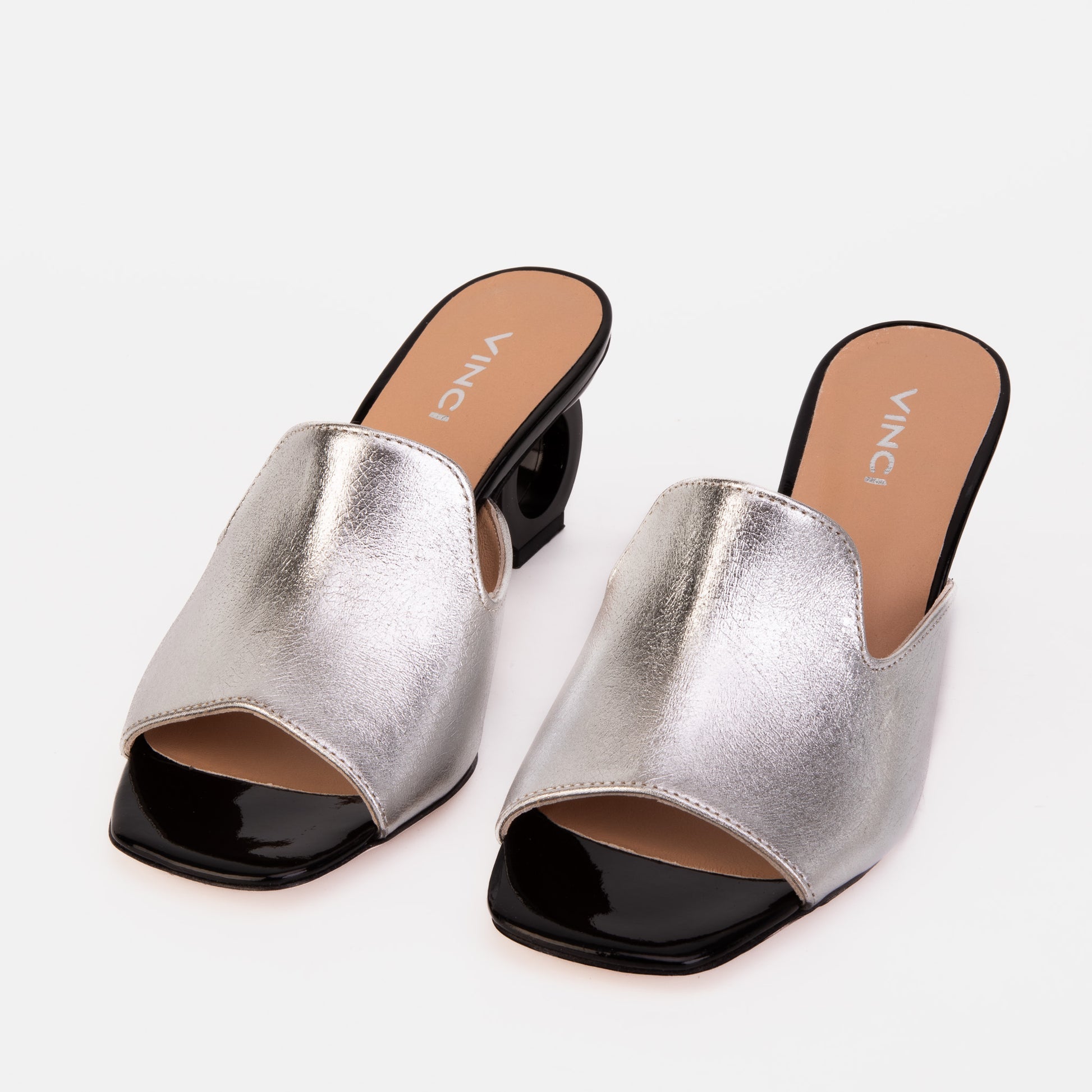 The Tory Silver Leather Women Sandal