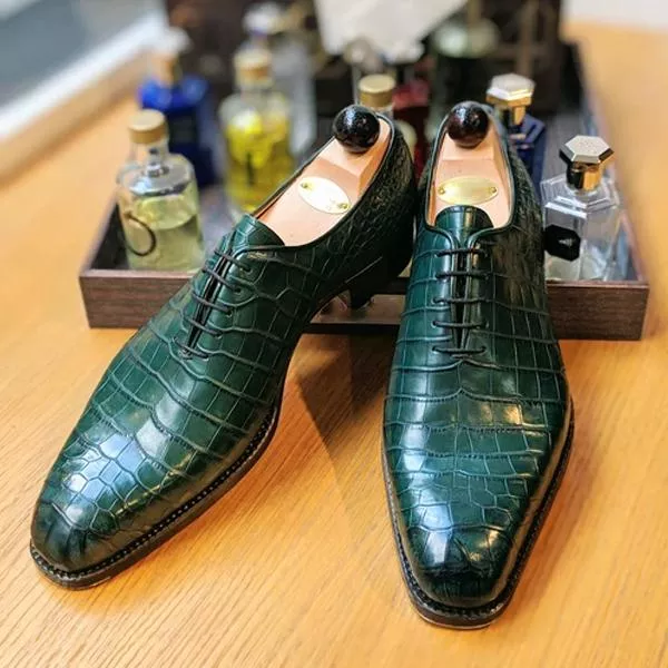 Alligator Leather Dress Shoes Goodyear Welt