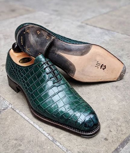 Alligator Leather Dress Shoes Goodyear Welt