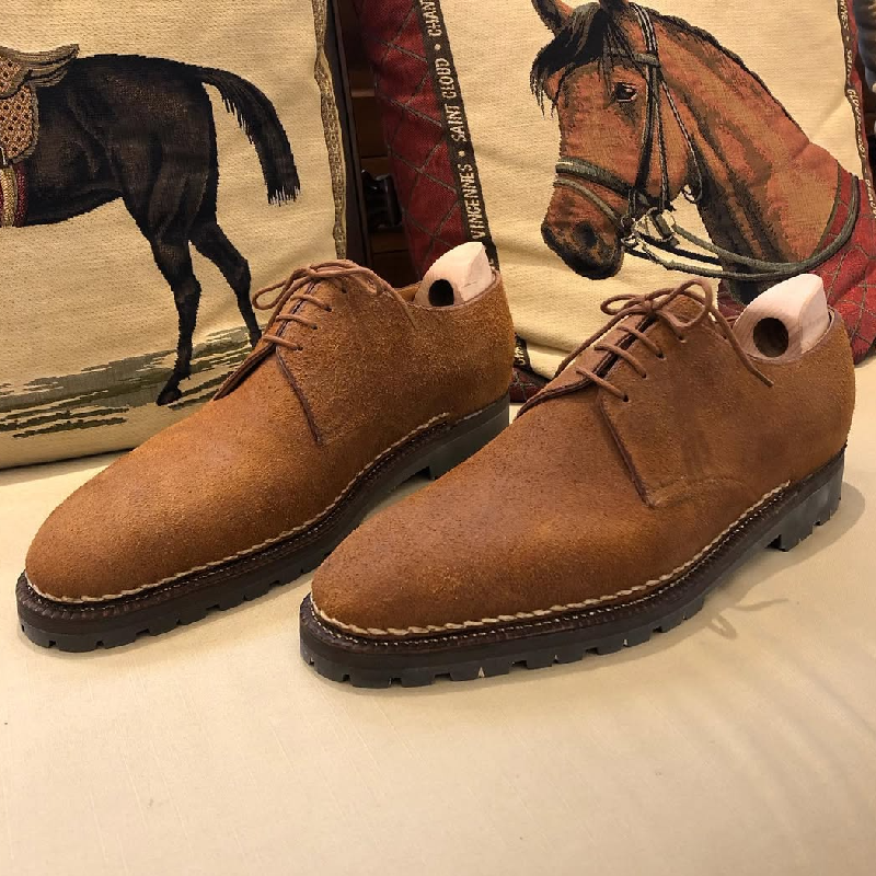 Handcrafted Luxury Suede Derby