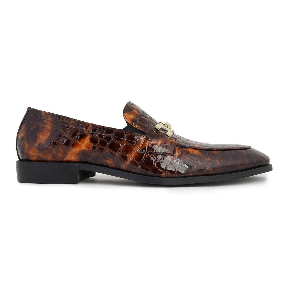 Morgan Croco Patent | Brown