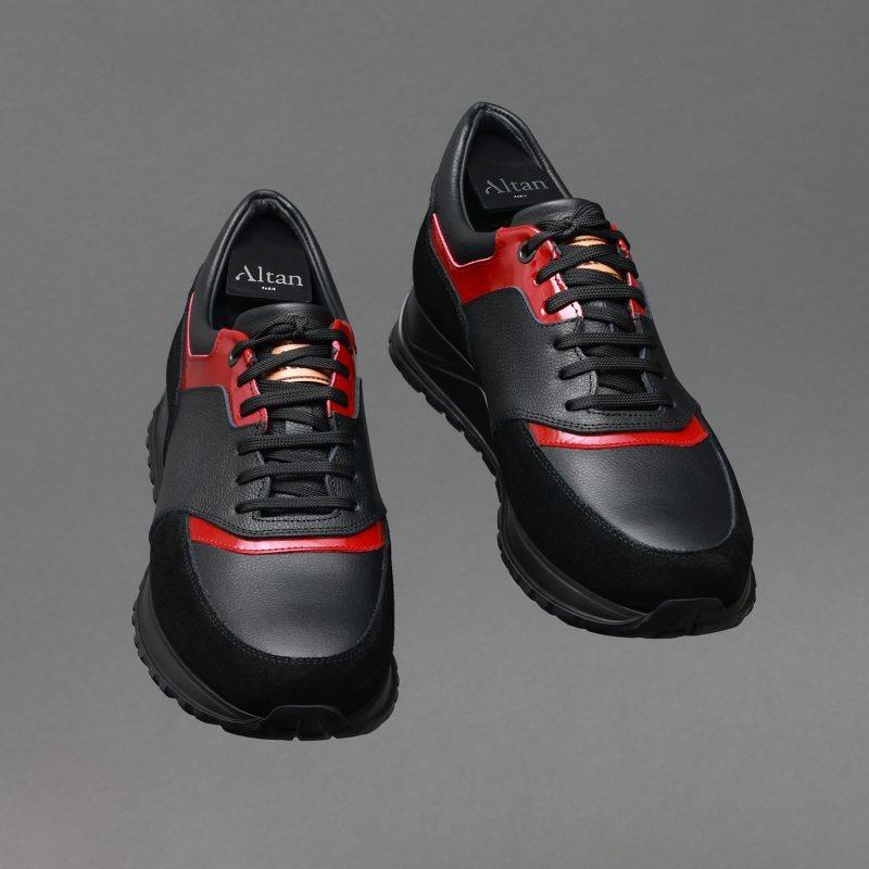 Sneaker Kost in Calf leather, tri-materials