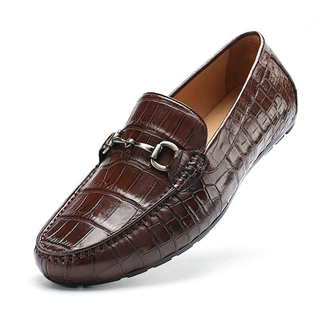Men's Shoes Genuine Crocodile Alligator Skin Leather Handmade