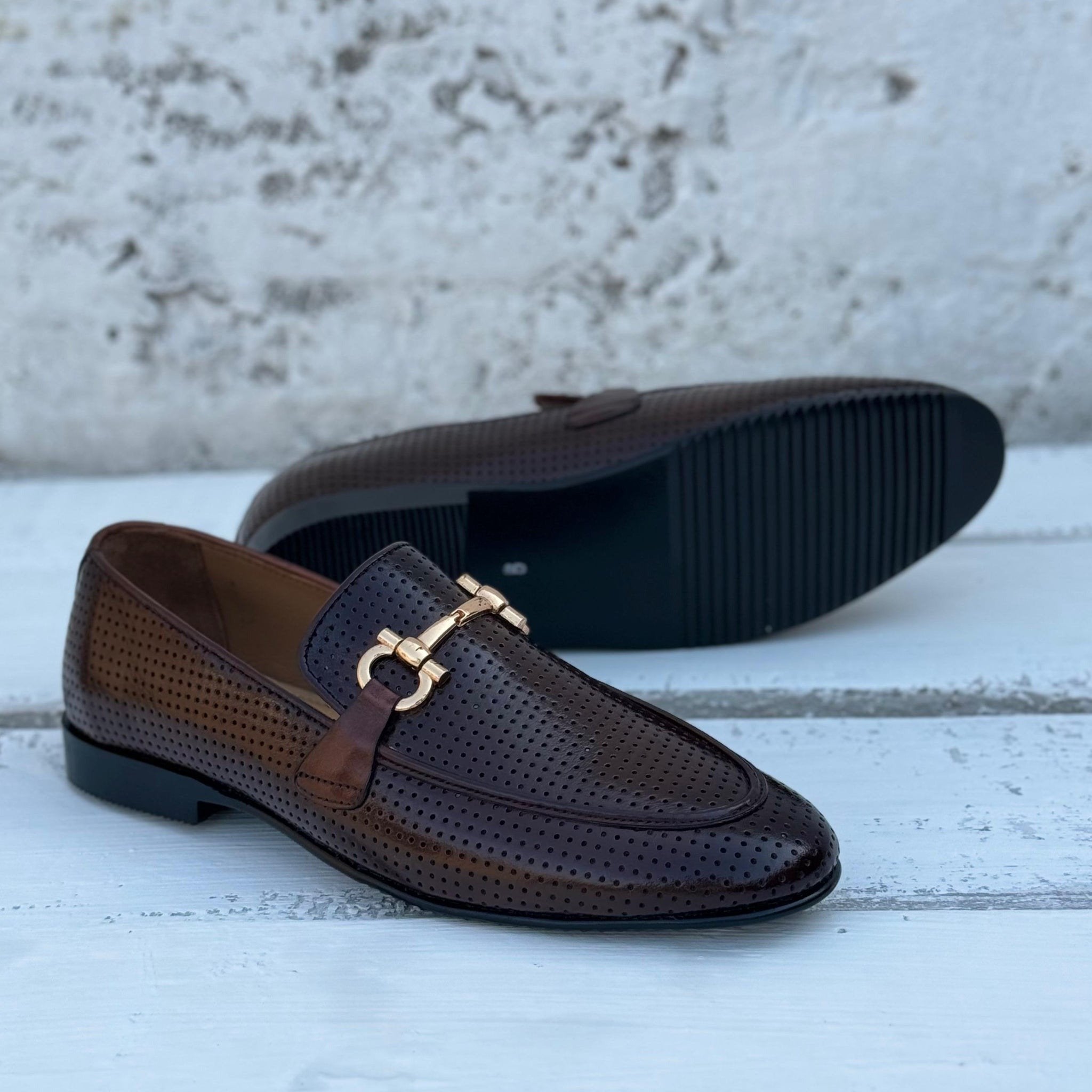 The Ruma Dotted Brown - 2473