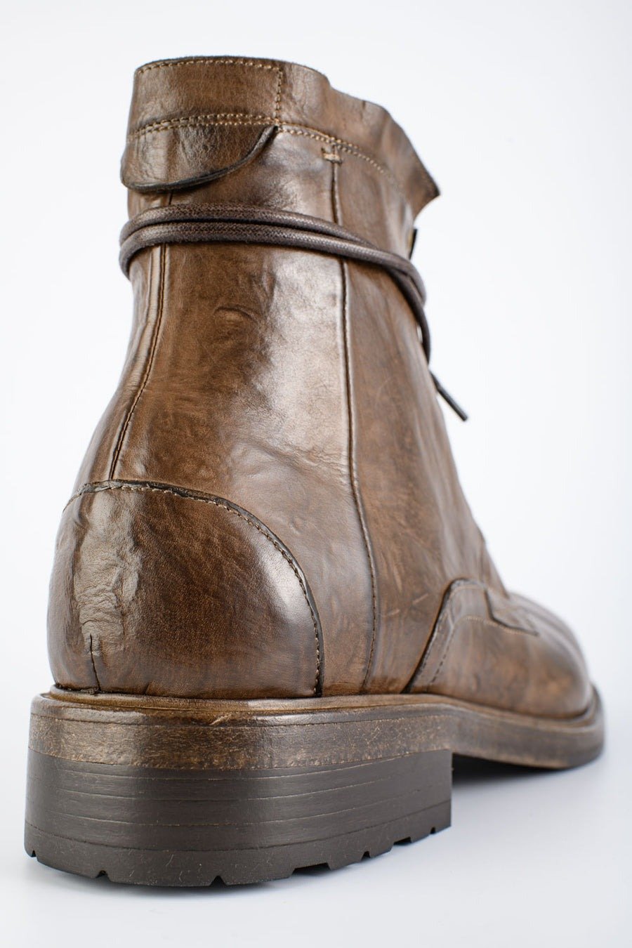 CURZON husk-brown military boots