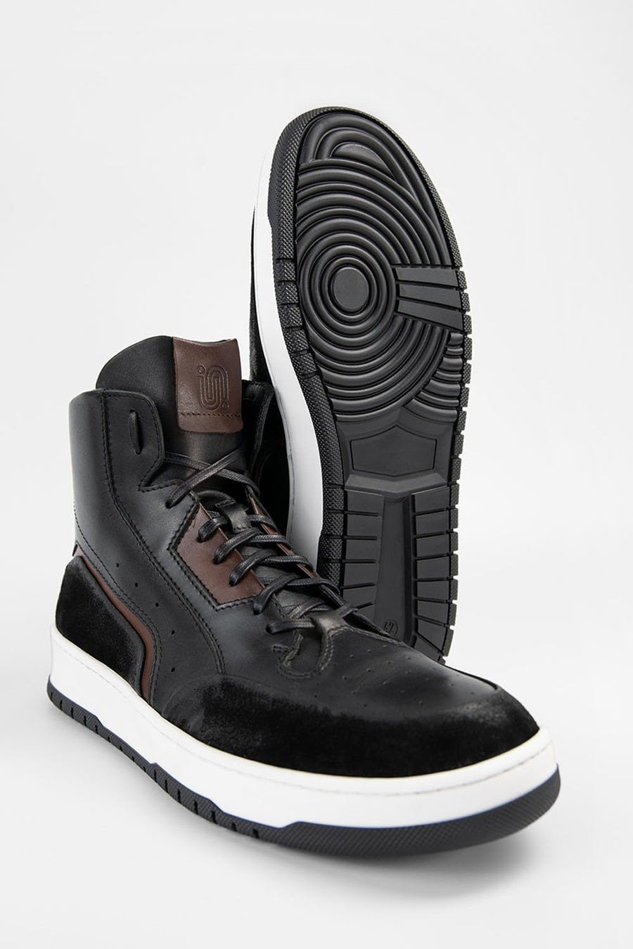 MADDOX urban-black patina high sneakers