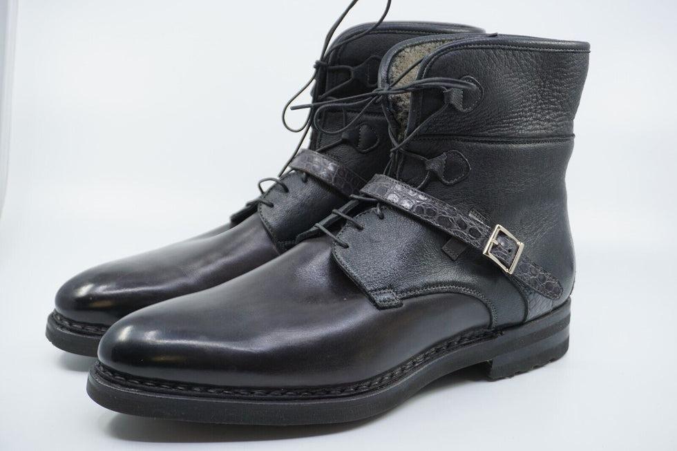 Handcrafted Padded Leather Boots