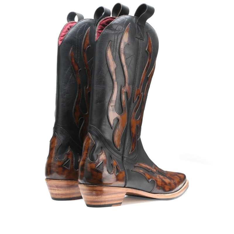 Oniell Handpainted Cowboy Boots