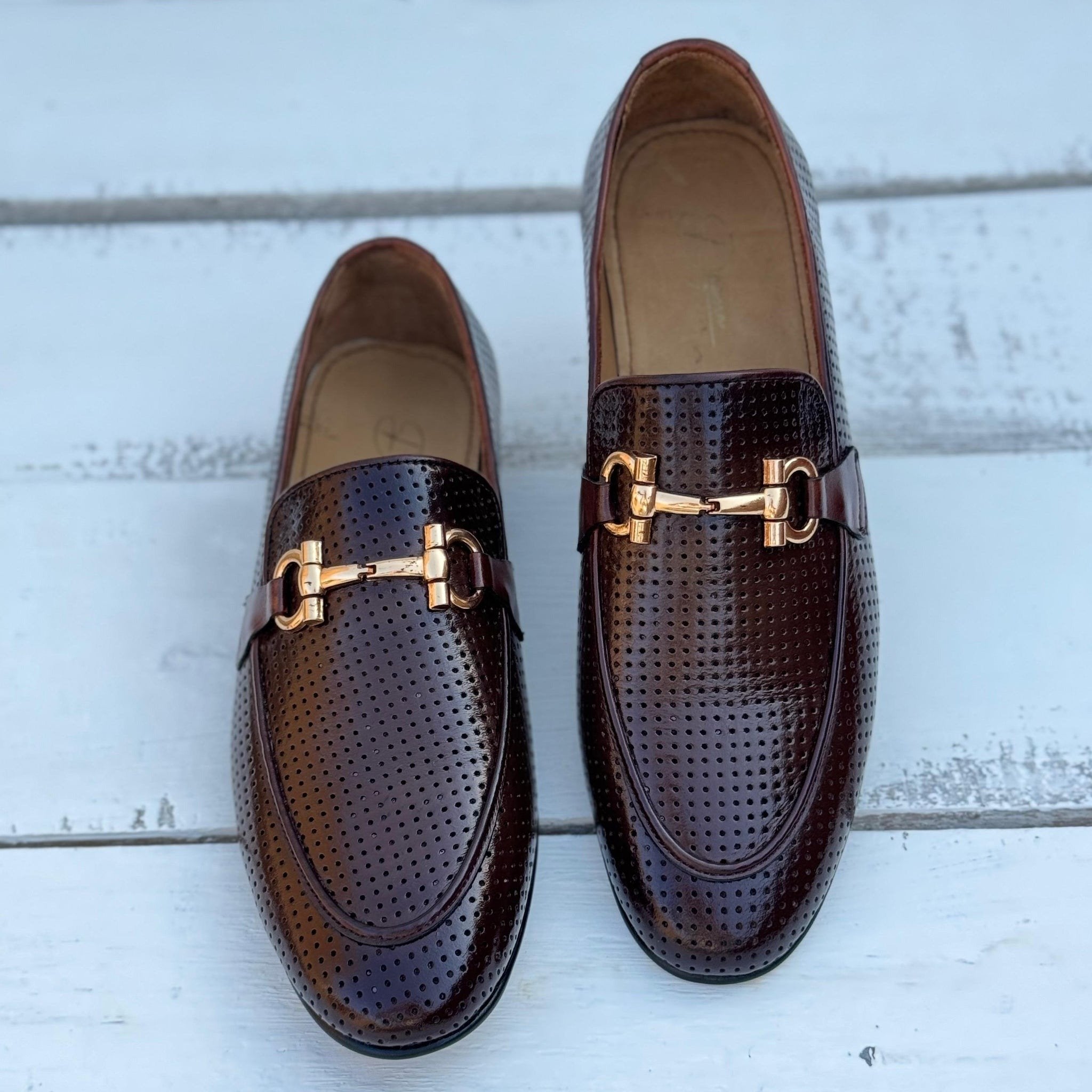 The Ruma Dotted Brown - 2473