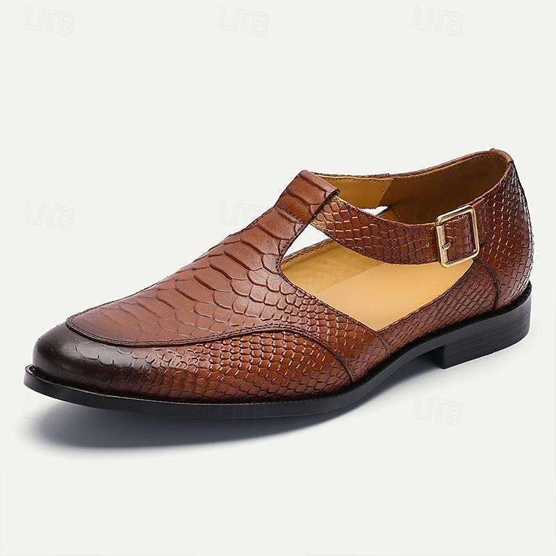 Men's genuine leather sandals