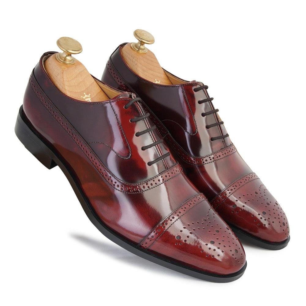 Luca Burgundy Brushoff