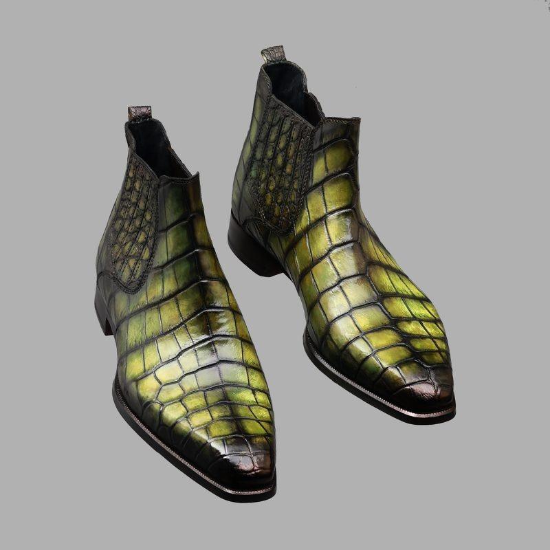 Ultimate Chelsea Boots, Toxic Green Color
