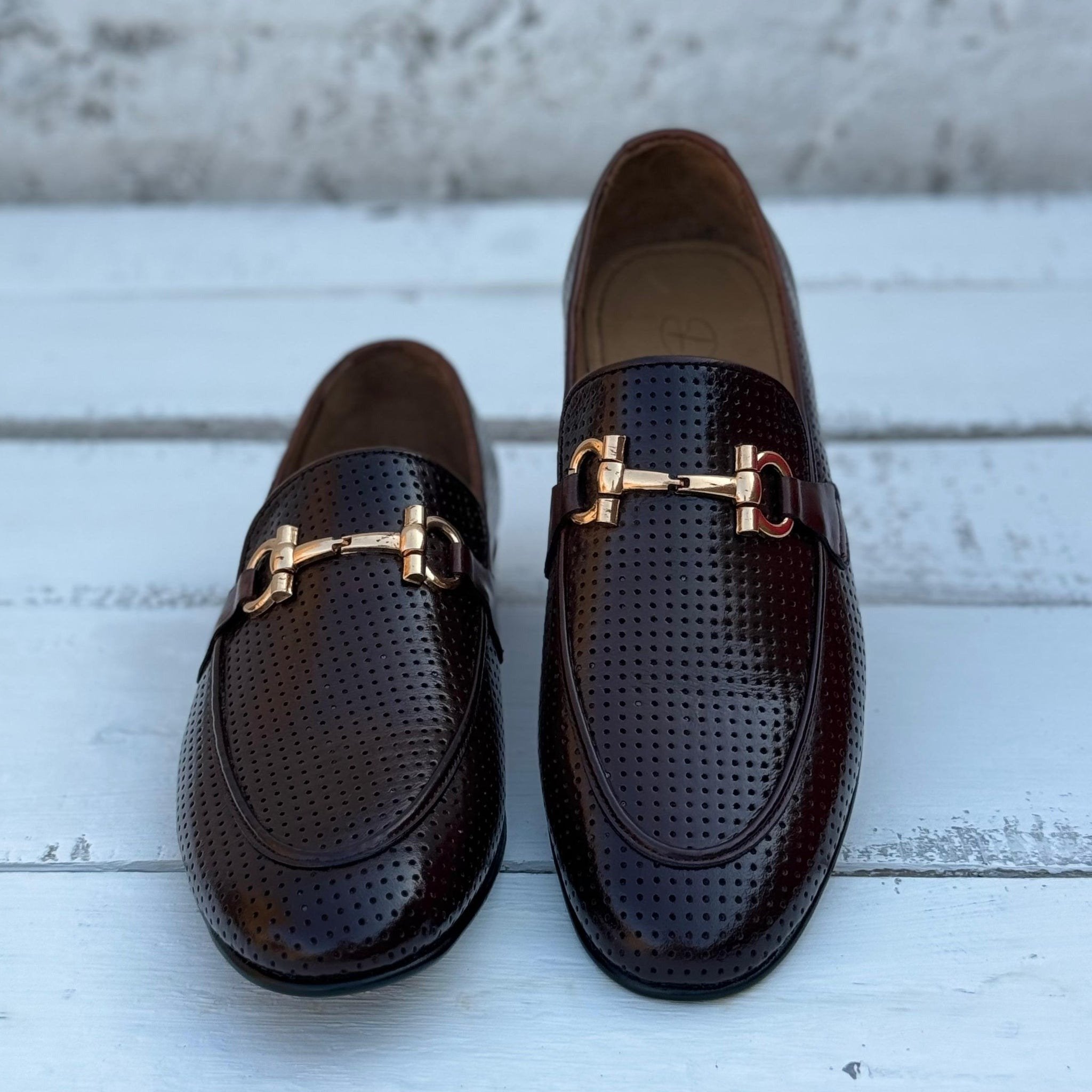 The Ruma Dotted Brown - 2473