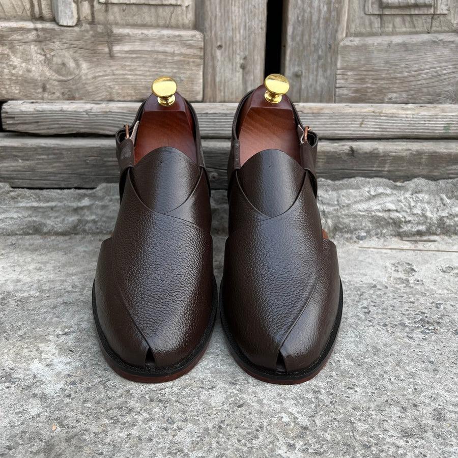 Brown/Black Cow Leather Narozi