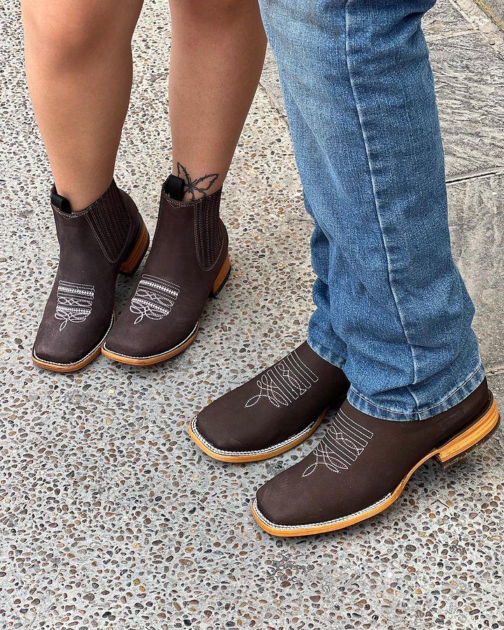 Retro Cowboy Short Boots