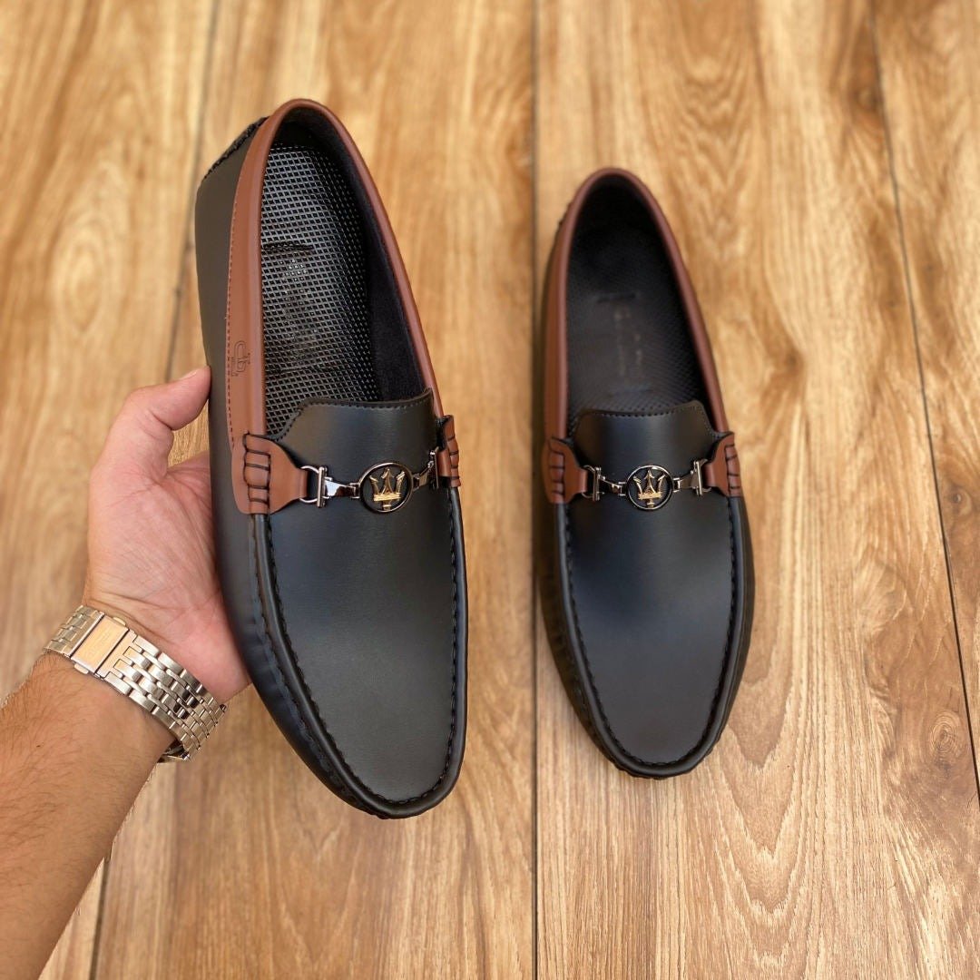 Hand Made Crown Loafer SS-1413