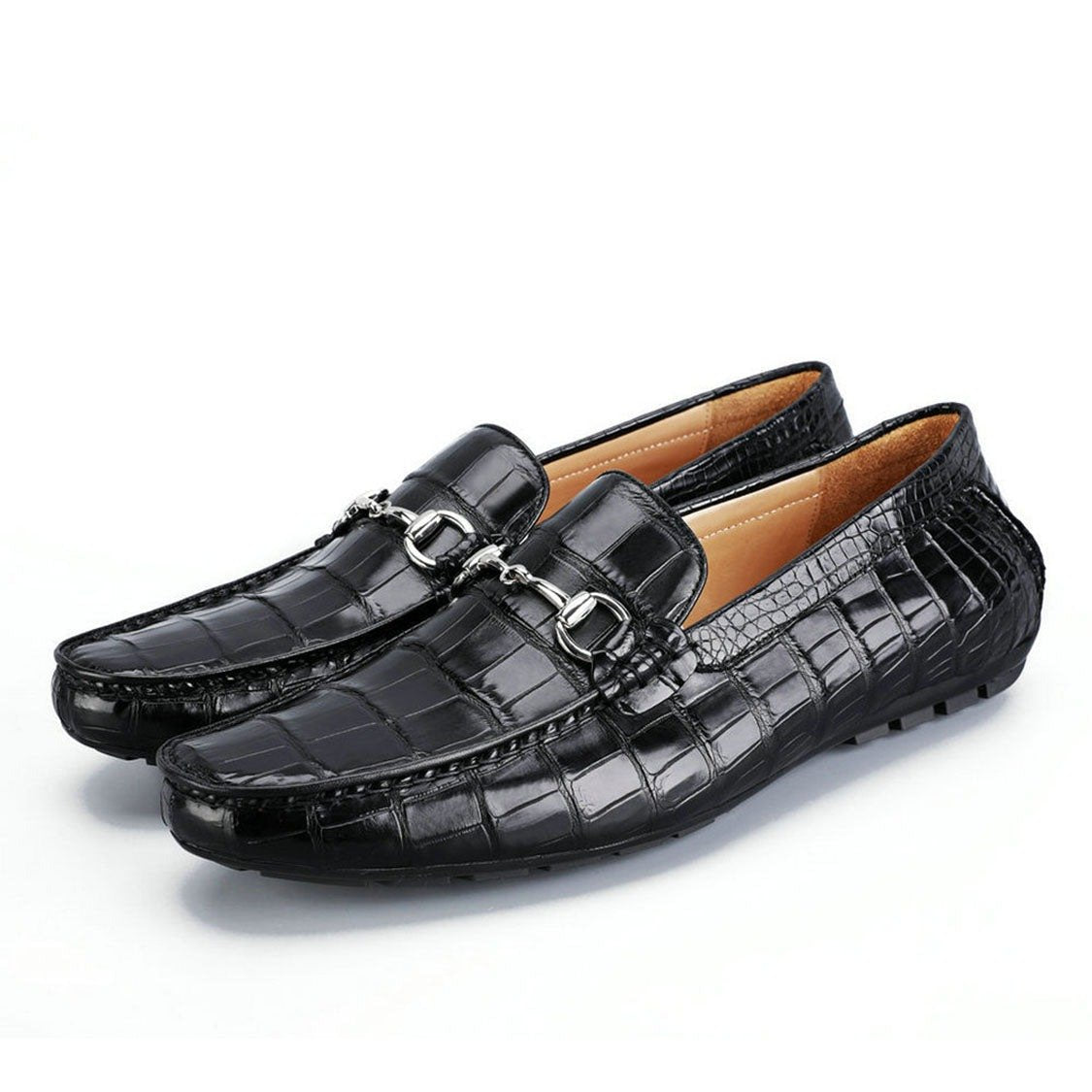Men's Shoes Genuine Crocodile Alligator Skin Leather Handmade
