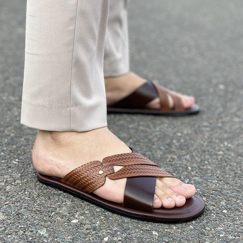 Degora Pure Leather Handmade Chappal Sandals