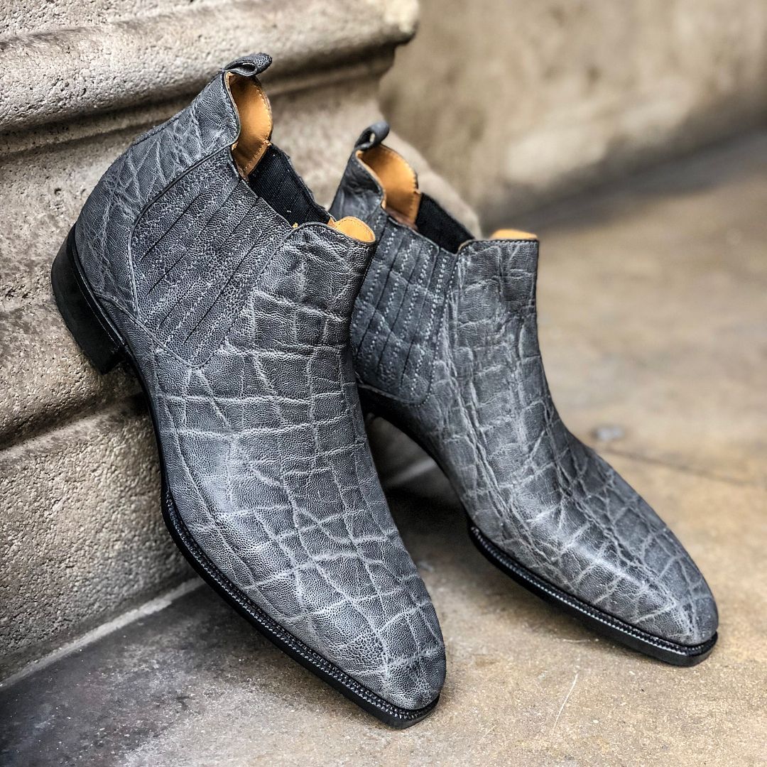 Ultimate Chelsea Boots in Grey Elephant