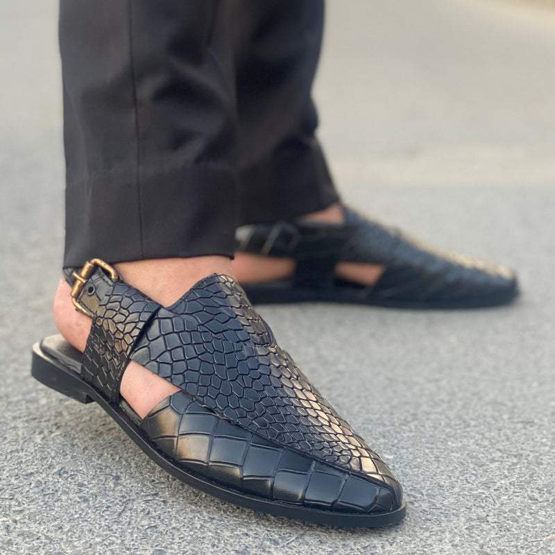 Embosed Peshawari Chappal 691