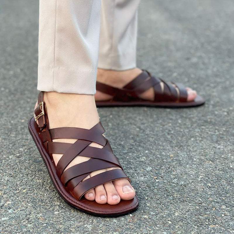 The Slingback Leather Sandal