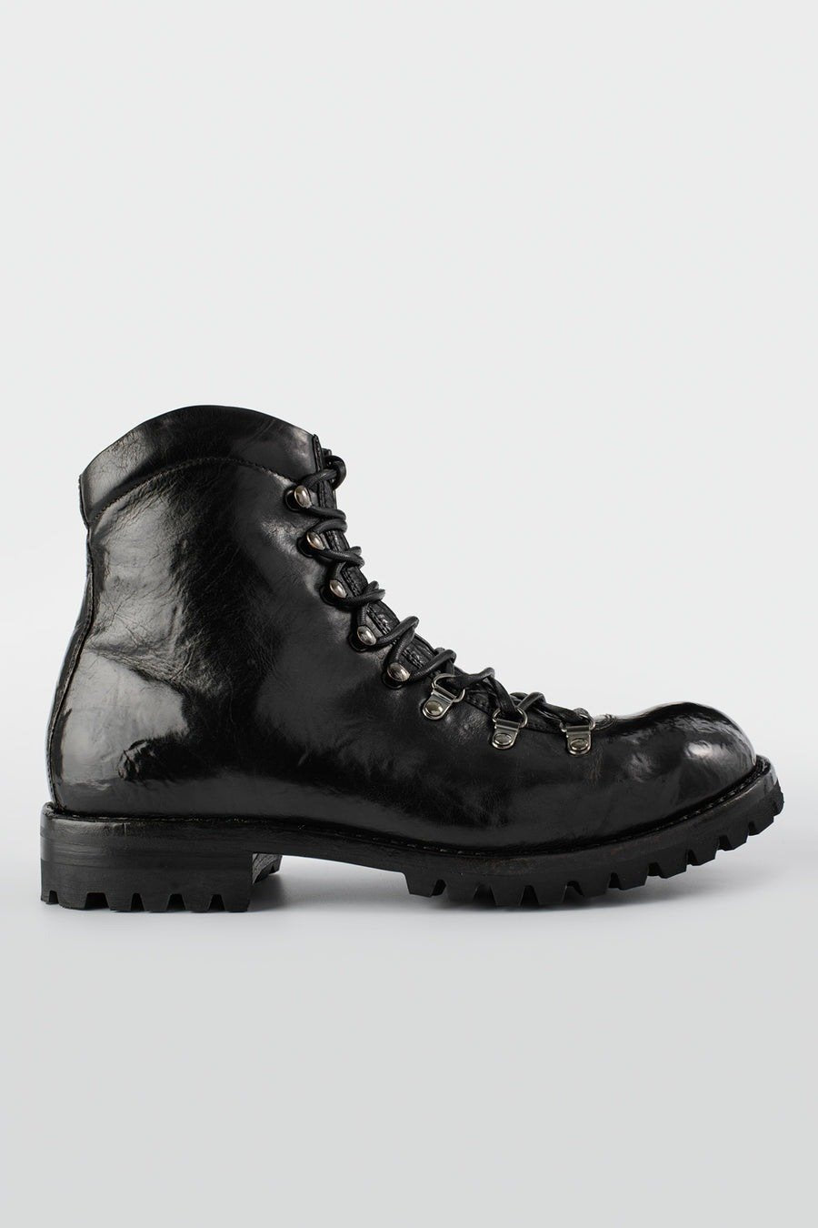 CAMDEN tar-black combat boots