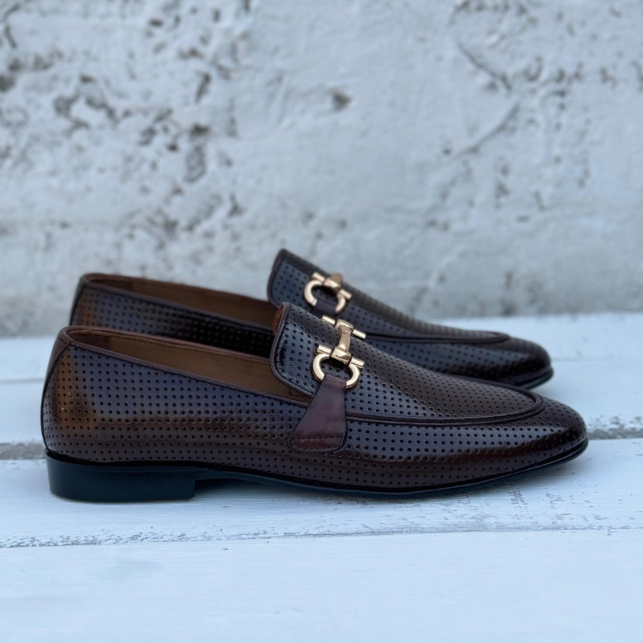 The Ruma Dotted Brown - 2473