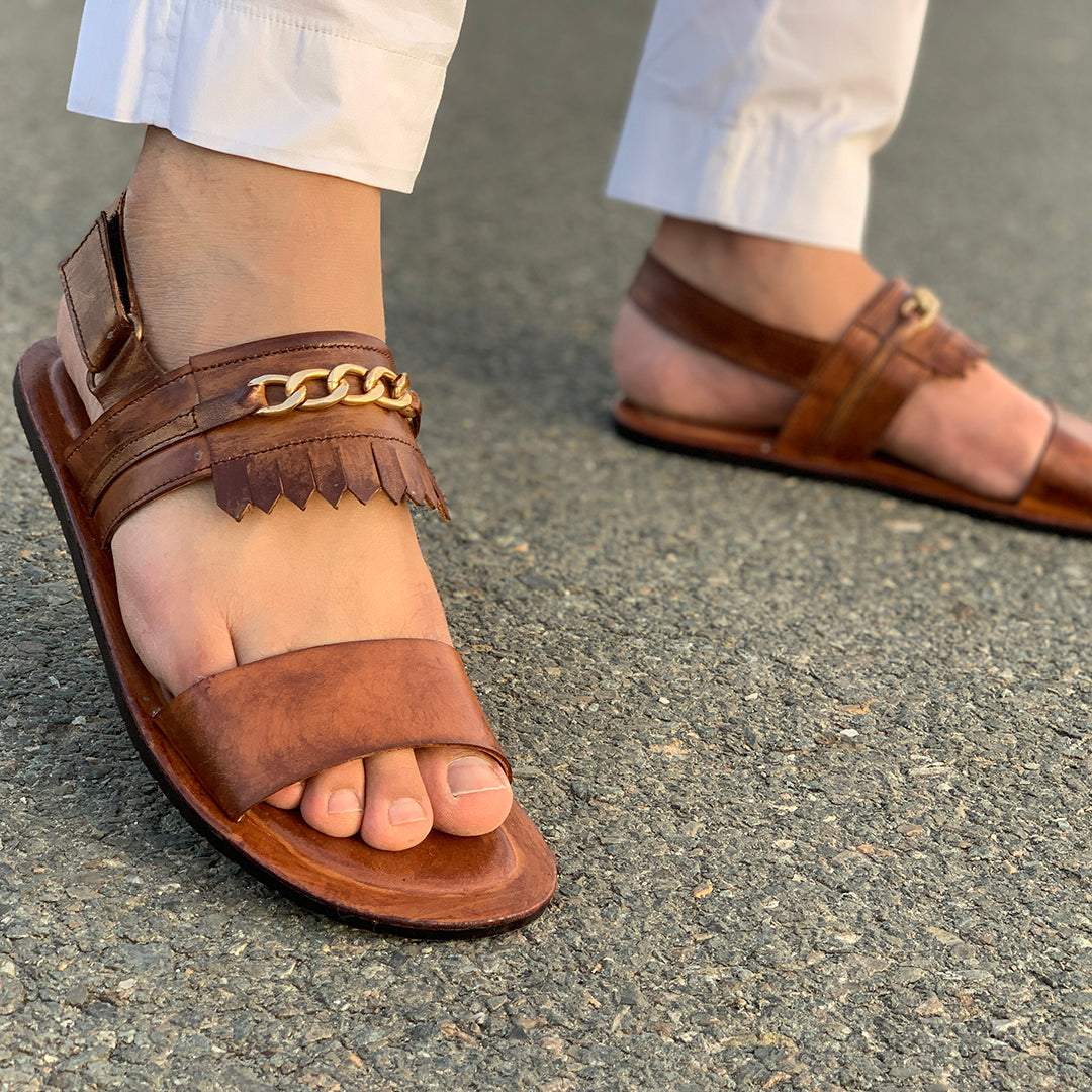 The Greek Brown Sandal