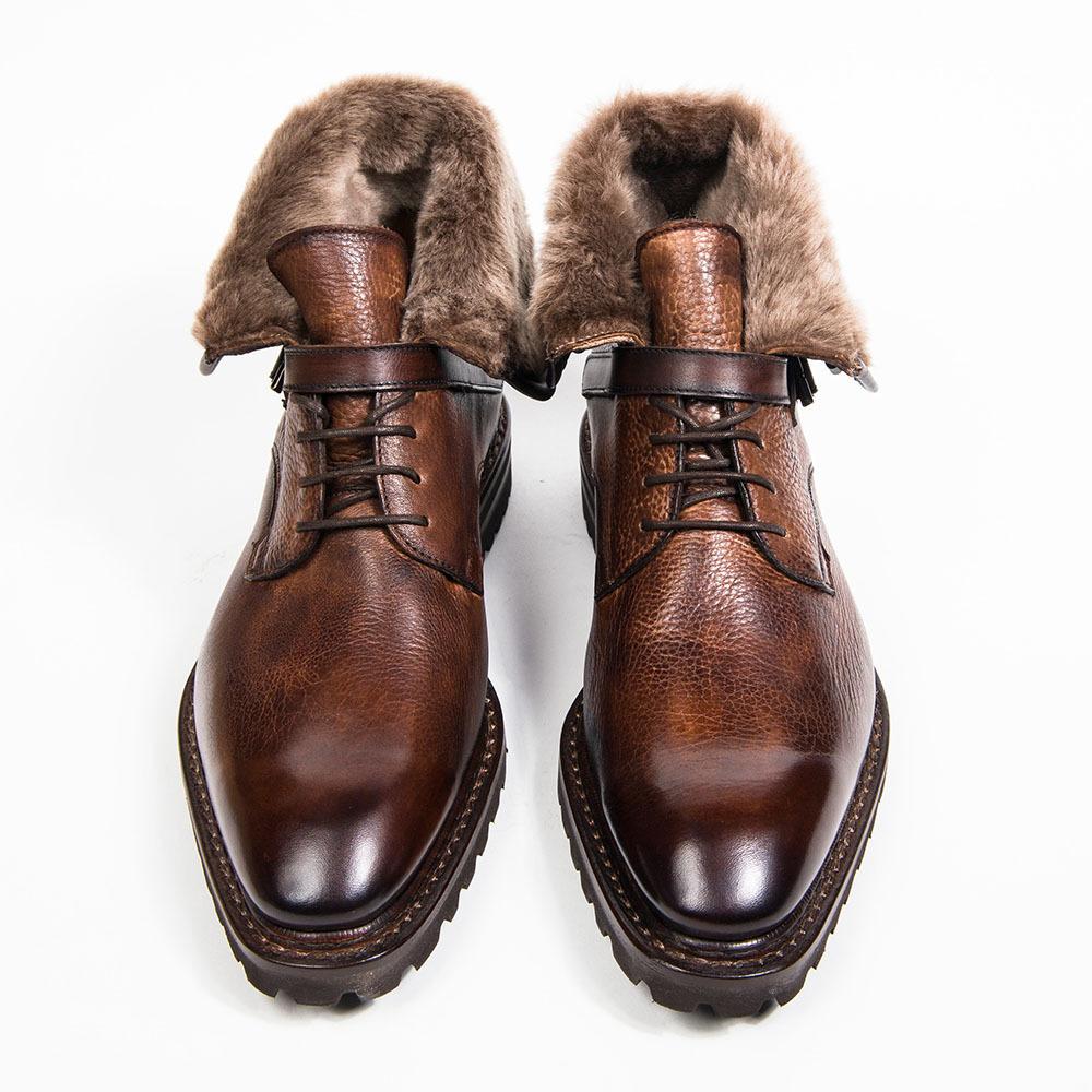 Handcrafted Padded Leather Boots