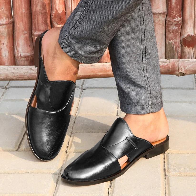 The Vintage Leather Mule SS-172
