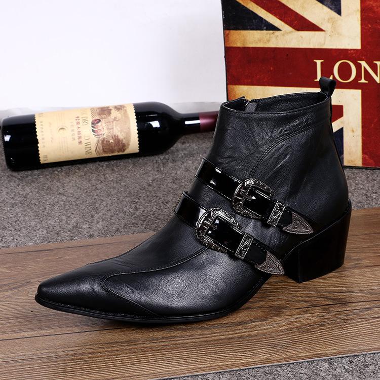 Casual Leather Vintage Boots