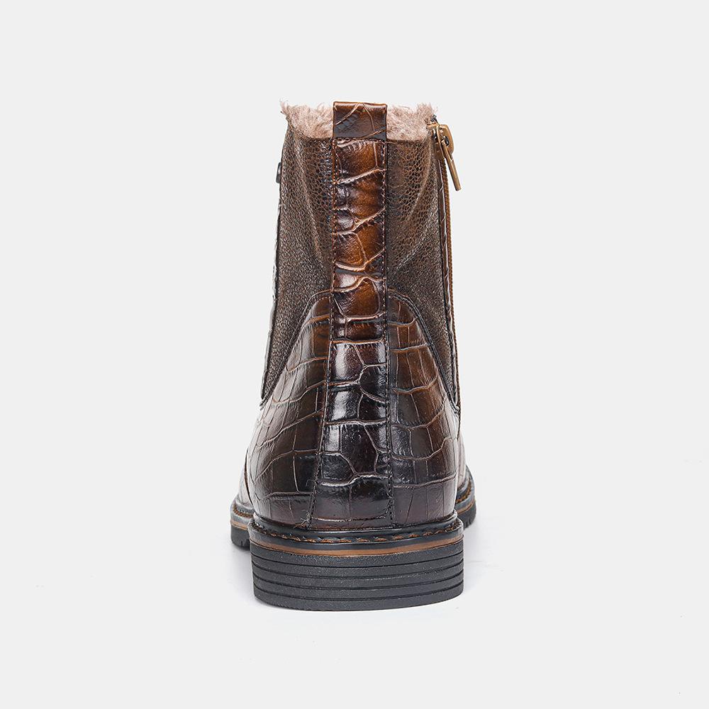 Vintage Padded Warm Men's Boots