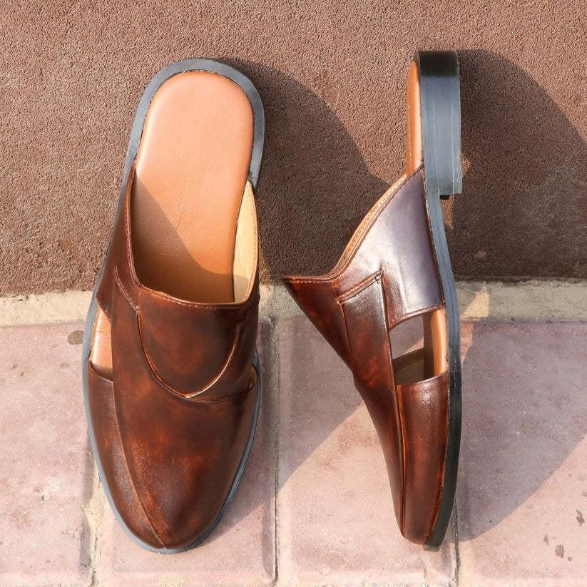 The Vintage Leather Mule SS-172