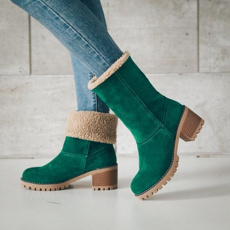 Women's Soft Waterproof Wool Lining Boots