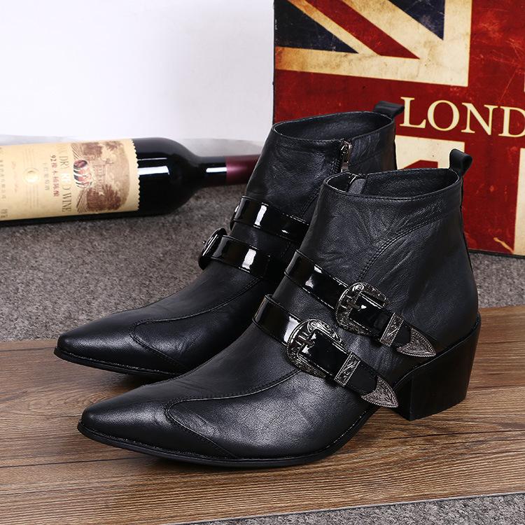 Casual Leather Vintage Boots