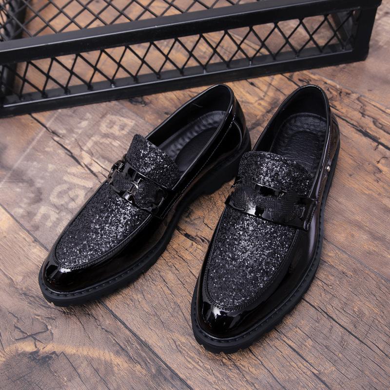 Sequin Shoes Business Formal Leather Shoes