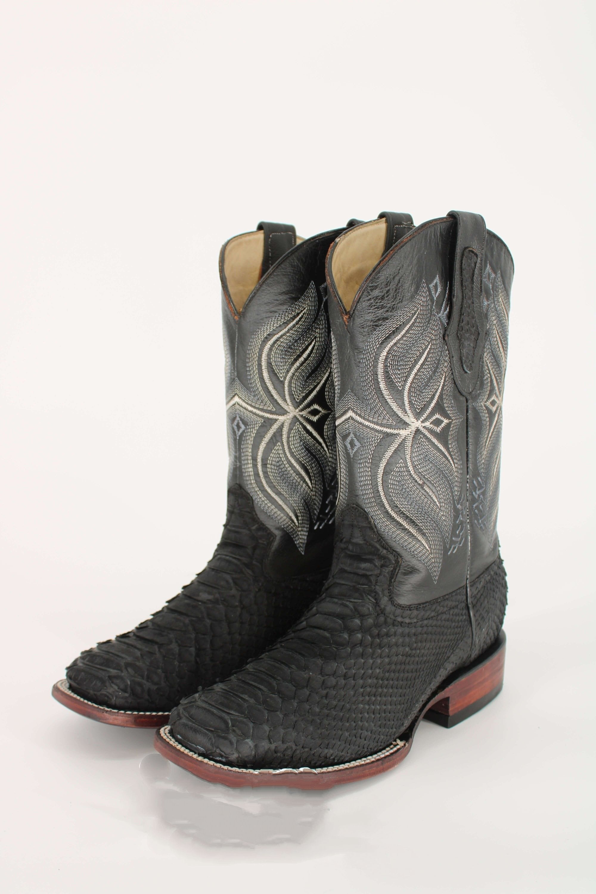 Men's Embroidery Cowboy Boots Vintage Western Boots